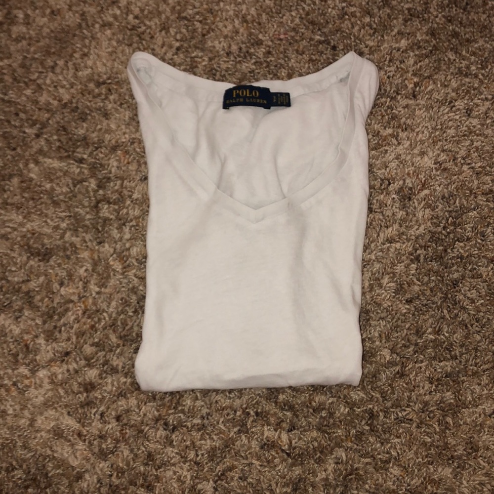 Ralph Lauren white tee